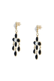 Tulip Pearl and Gemstone Chandelier Earrings | OROSHE