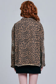 Alexander Leopard Denim Jacket | OROSHE