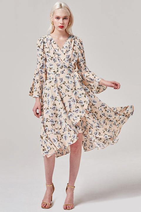Blossoming Wrap Dress | OROSHE