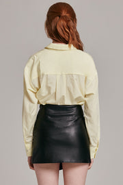 Isabella Faux Leather Mini Skirt | OROSHE