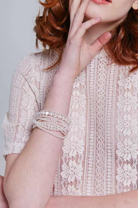 Layered Pearl Bracelet | OROSHE