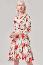 Tasha Rose Midi Dress | OROSHE