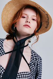 Wicker Ribbon Hat | OROSHE